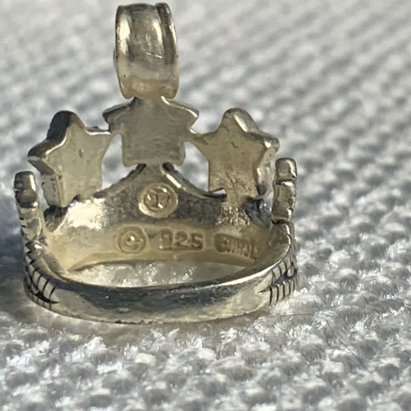 Sterling Silver Crown Char - Picture 3 of 6